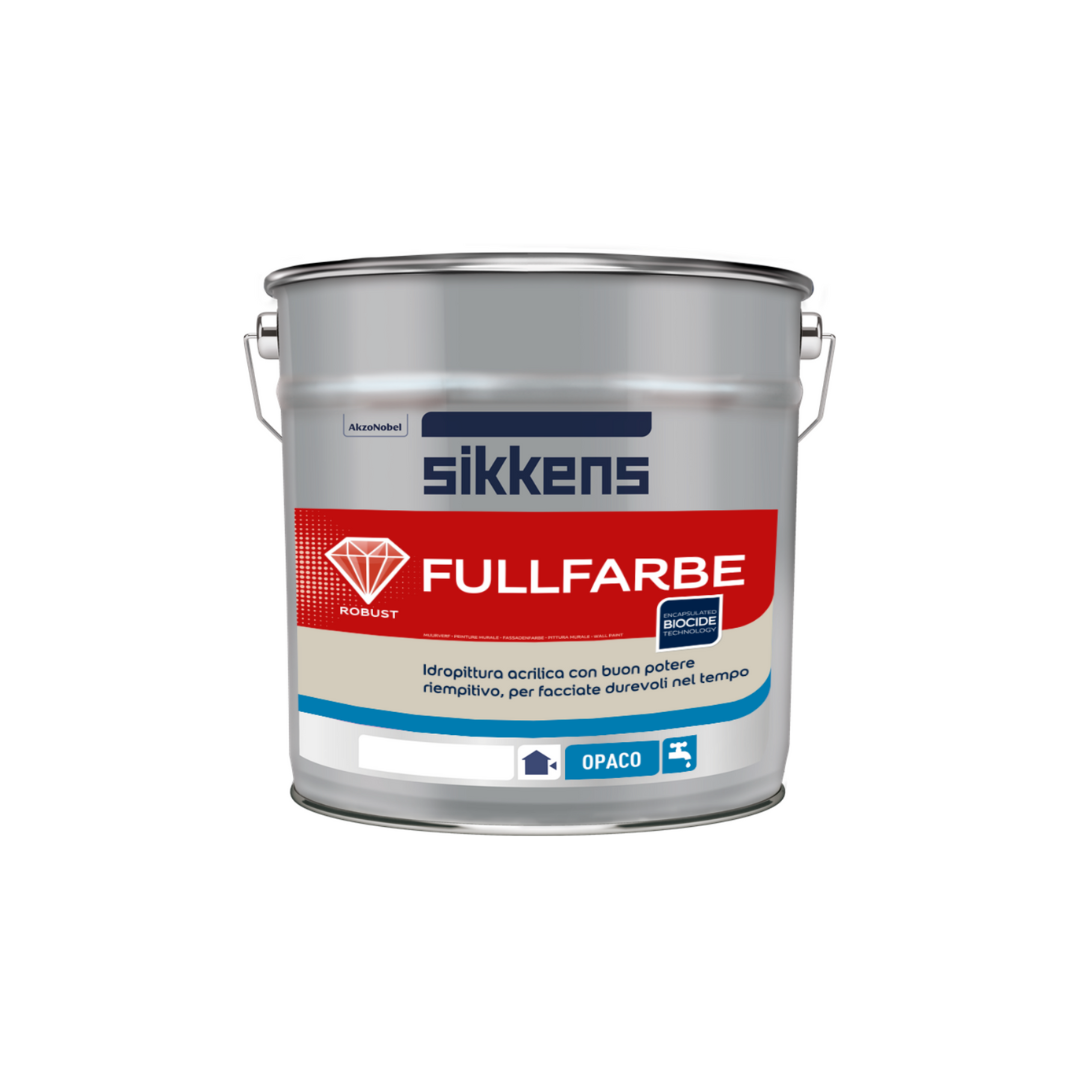 SIKKENS FULLFARBE - Pittura murale al quarzo da esterno